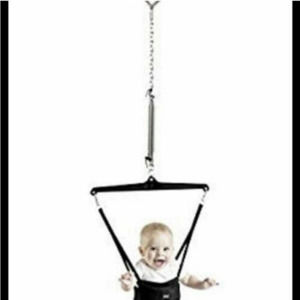 Black Jolly Jumper Exerciser with Door Clamp